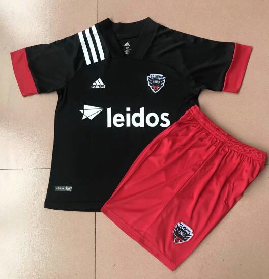 Kids D.C. United Home Soccer Shirt With Shorts 2020/21